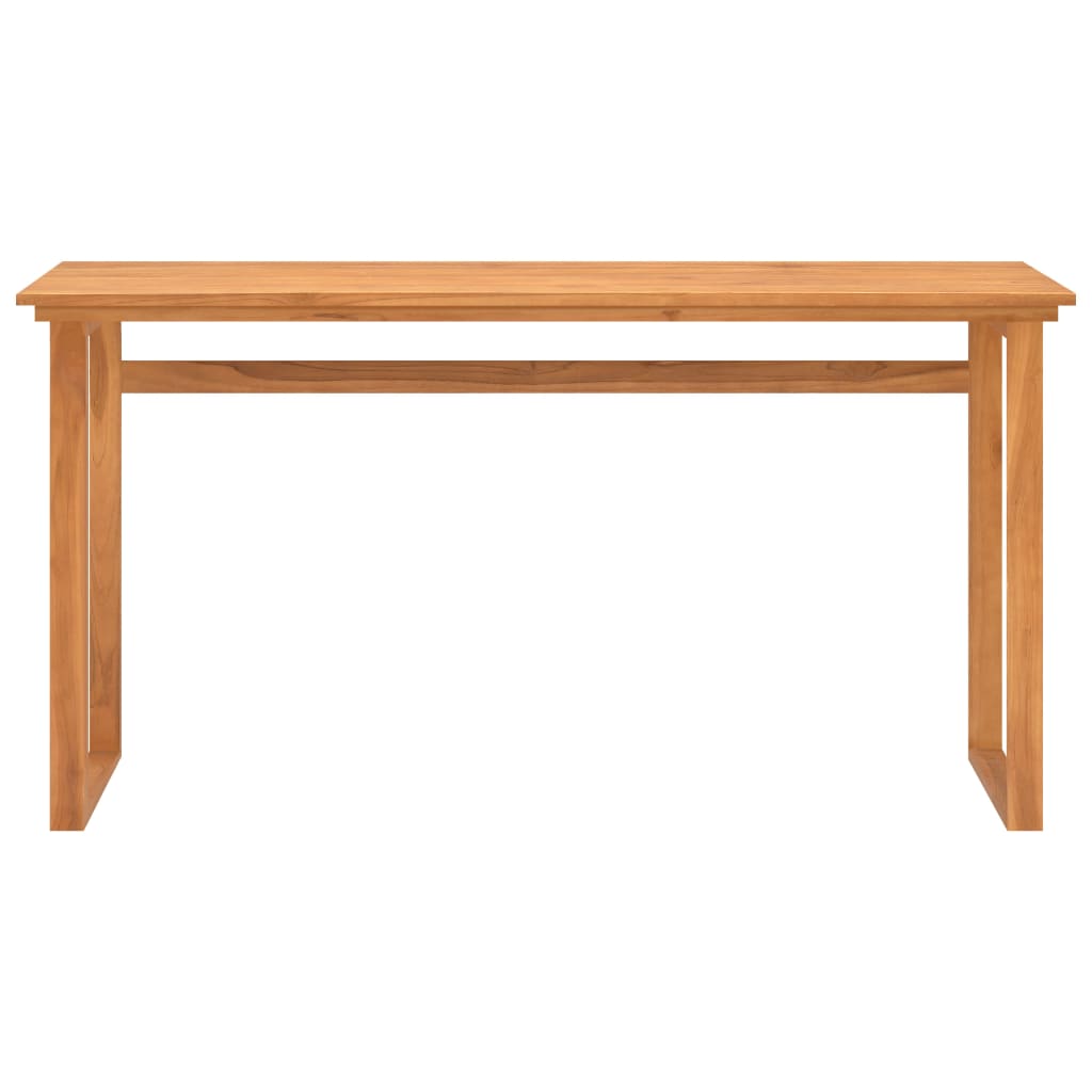 Schreibtisch 120x45x75 cm Massivholz Teak