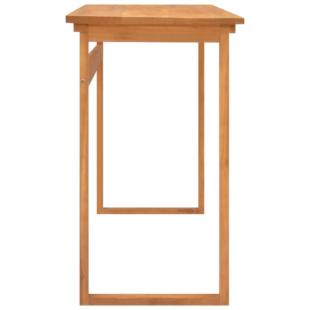 Schreibtisch 120x45x75 cm Massivholz Teak