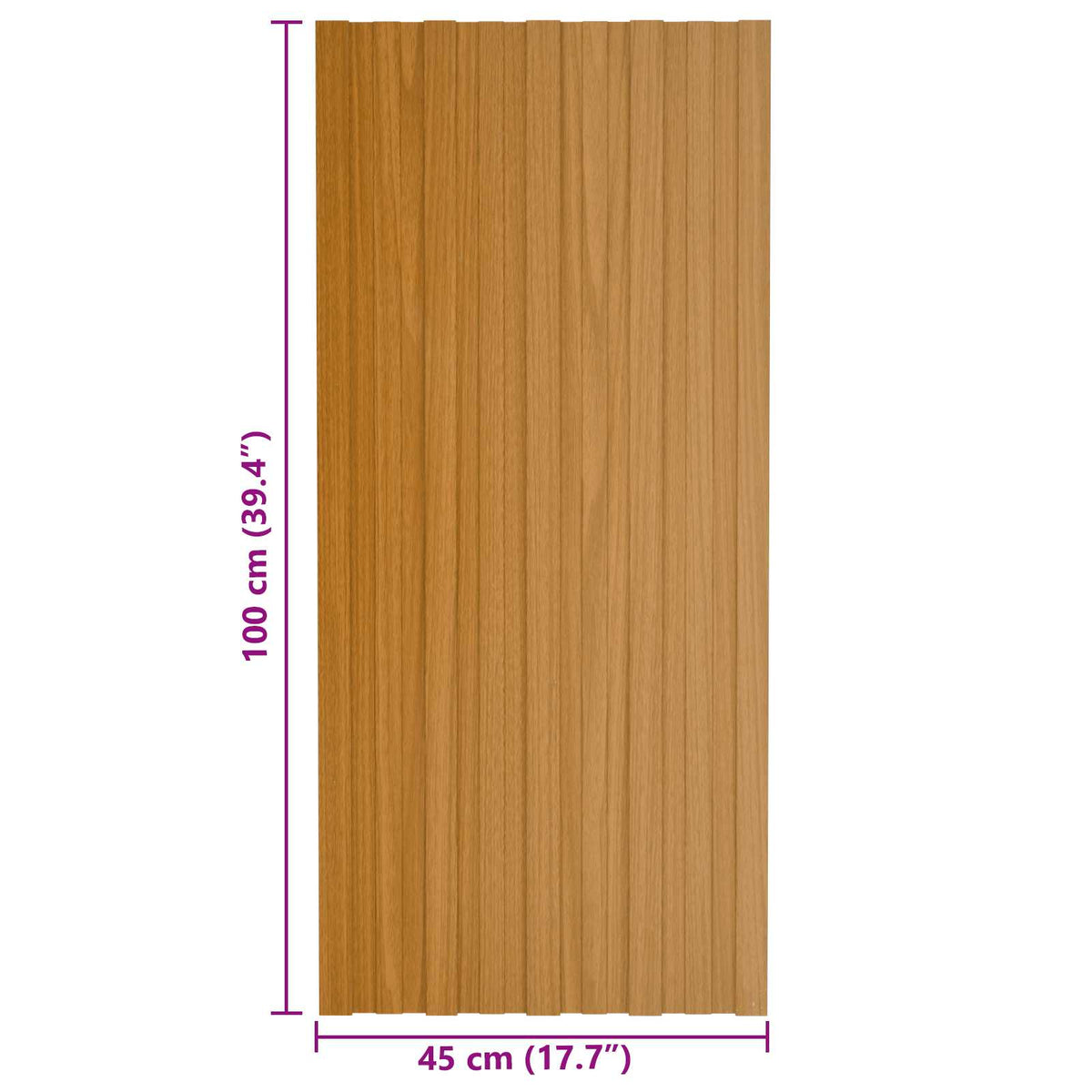 Dachpaneel 12 Stk. Natur 100 x 45 cm Verzinkter Stahl