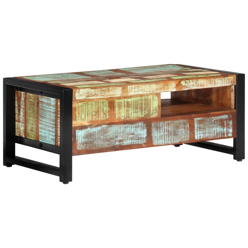 Couchtisch 100x50x41 cm Altholz Massiv