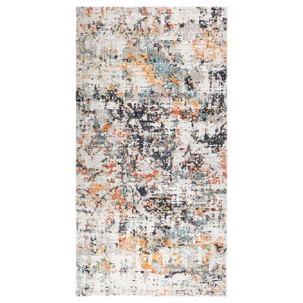 Outdoor-Teppich Flachgewebe 80x150 cm Mehrfarbig