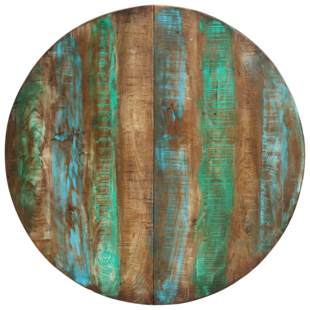 Table à manger 110x75 cm en bois massif recyclé