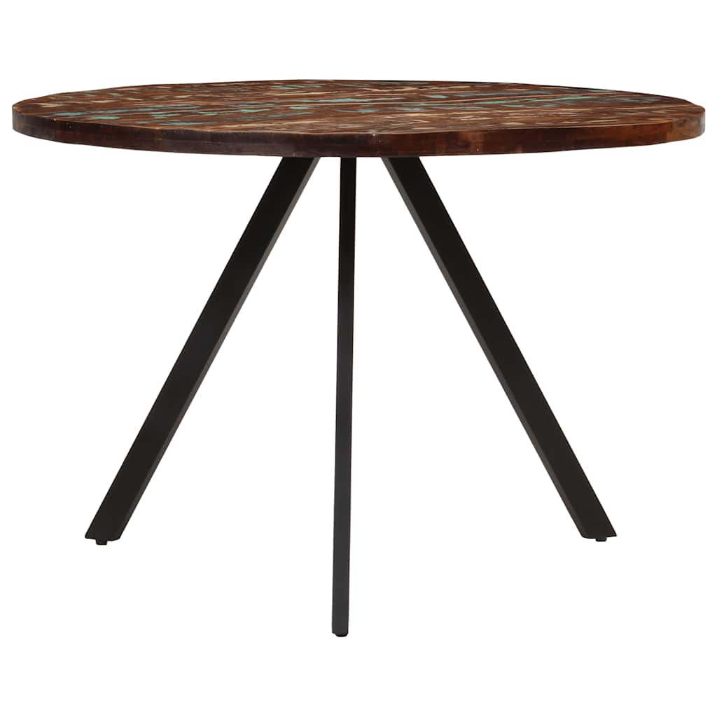 Table à manger 110x75 cm en bois massif recyclé