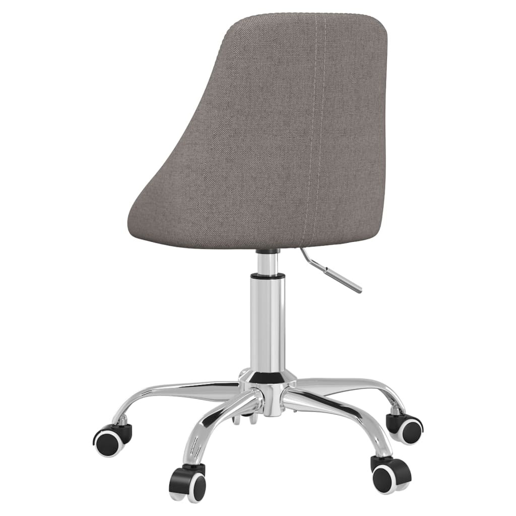 Bürostuhl Drehbar Dunkelgrau Stoff