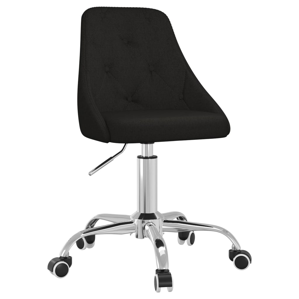 Bürostuhl Drehbar Schwarz Stoff