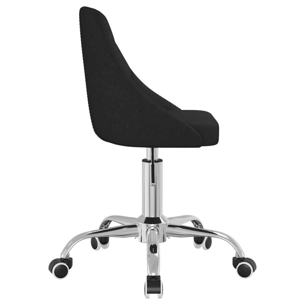 Bürostuhl Drehbar Schwarz Stoff