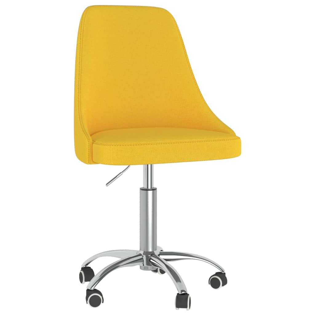 Bürostuhl Drehbar Senfgelb Stoff
