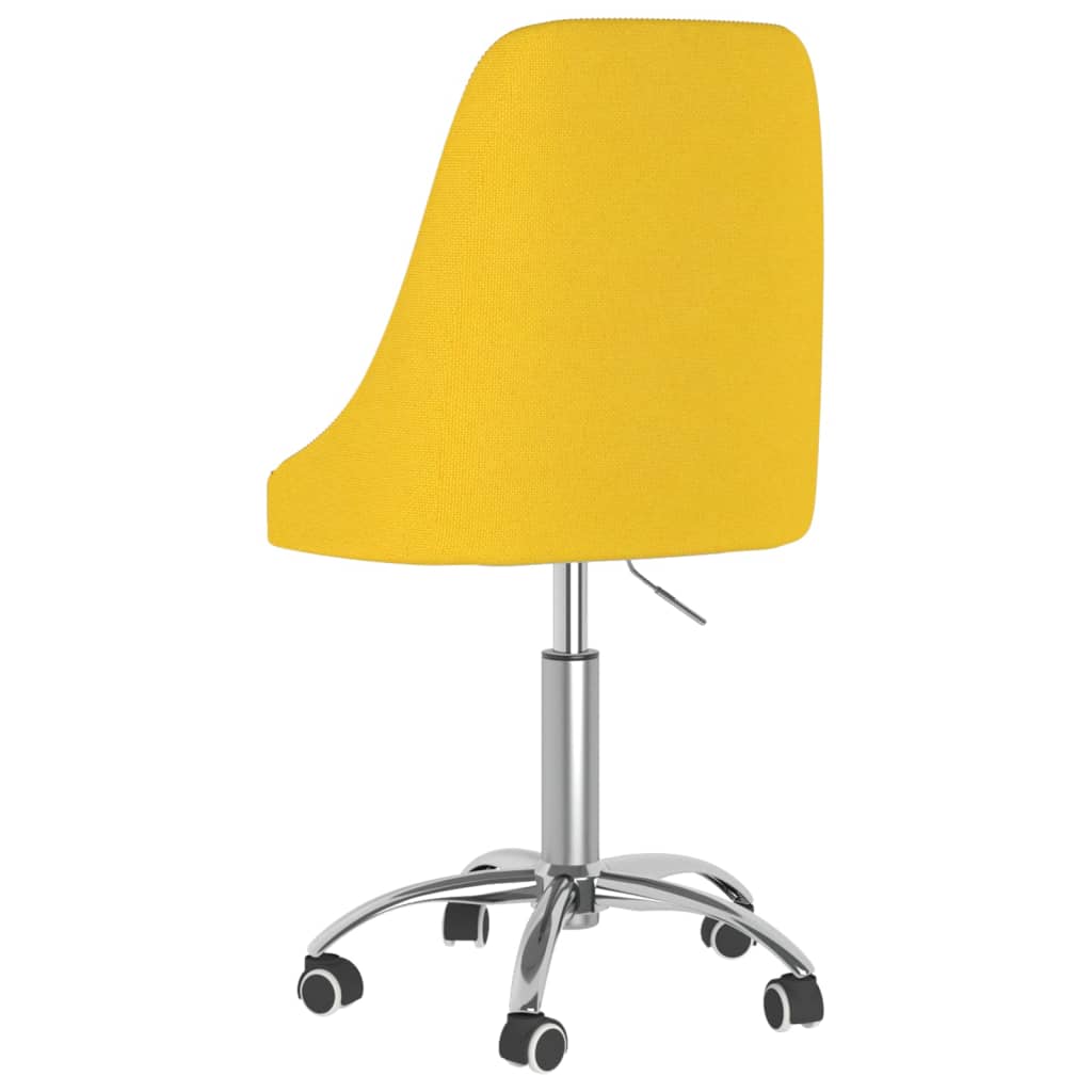Bürostuhl Drehbar Senfgelb Stoff