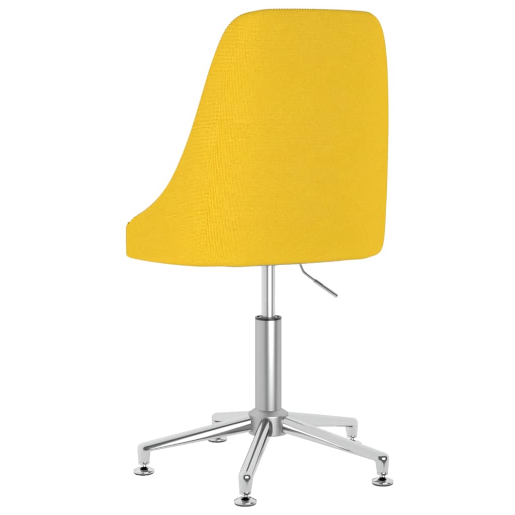 Bürostuhl Drehbar Senfgelb Stoff