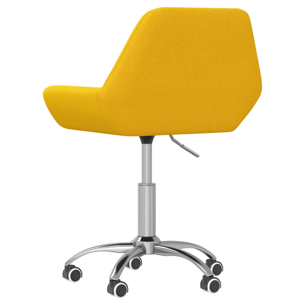 Bürostuhl Drehbar Senfgelb Stoff