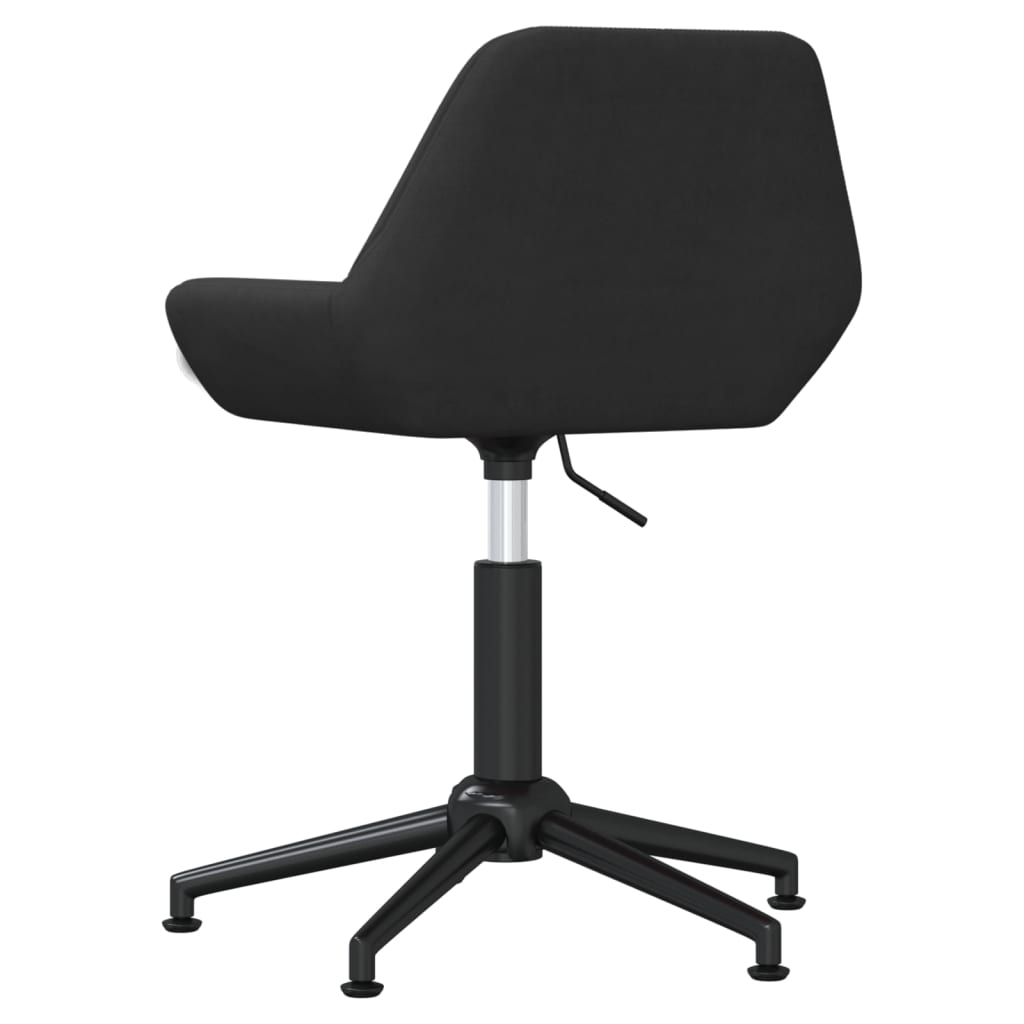 Bürostuhl Drehbar Schwarz Samt