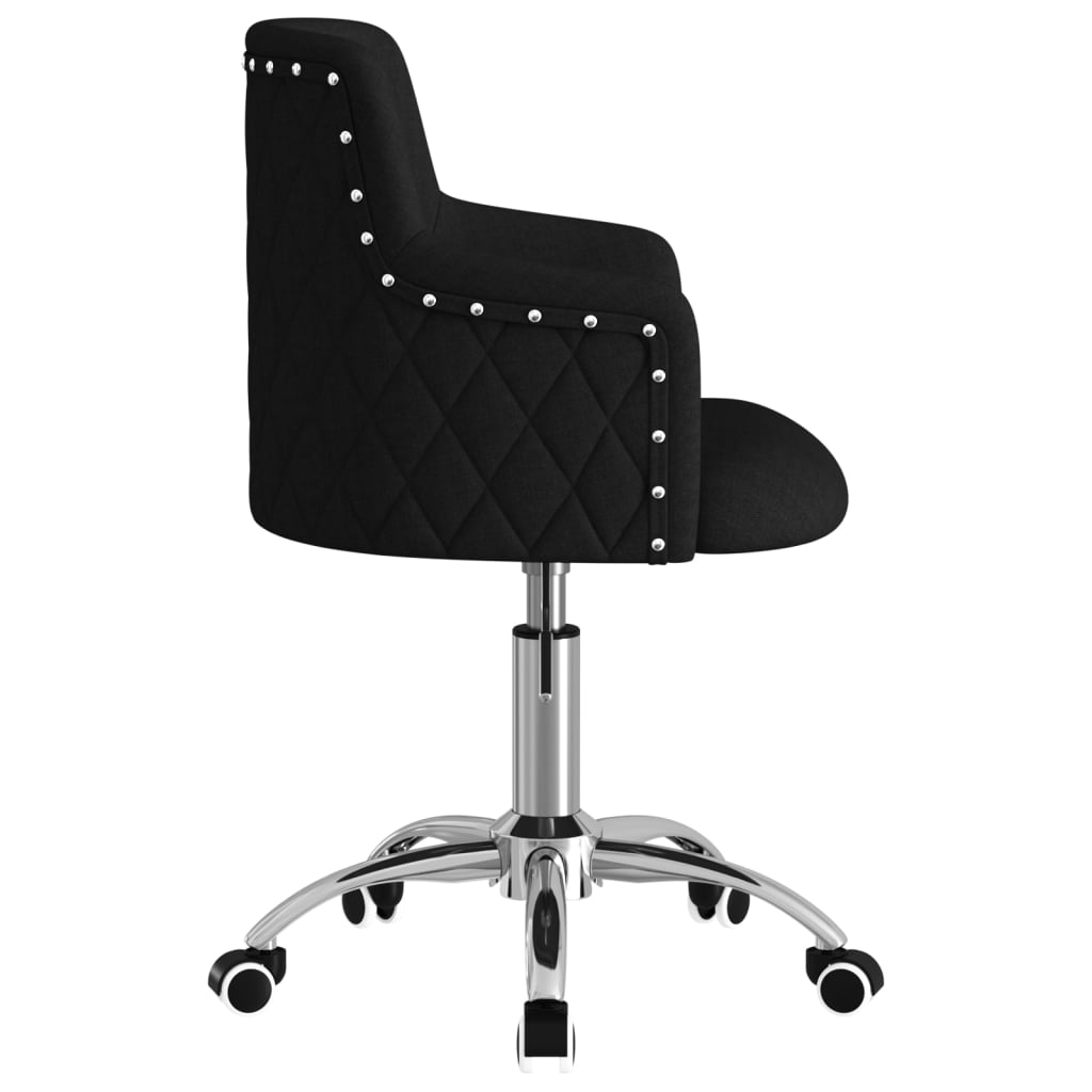 Bürostuhl Drehbar Schwarz Stoff