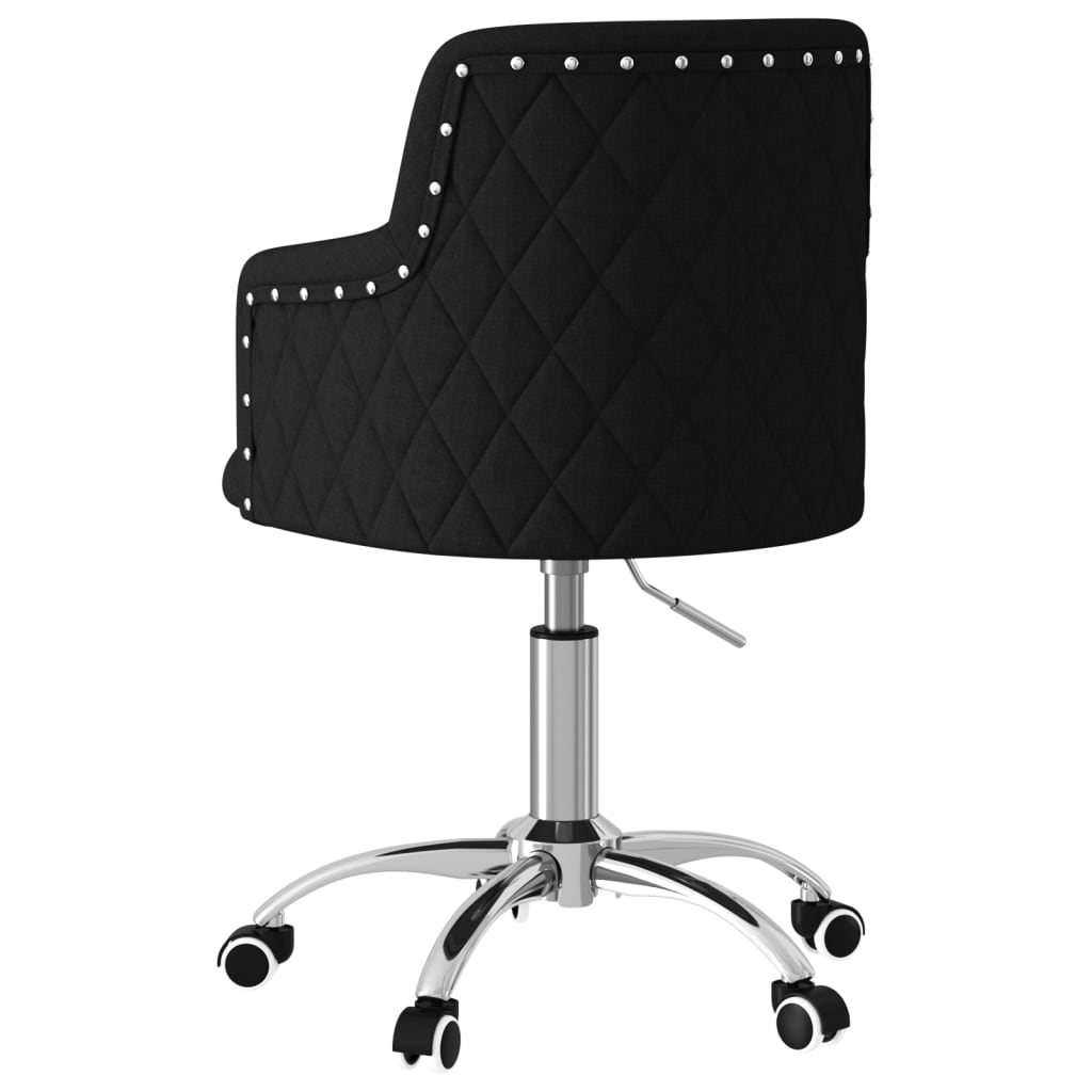 Bürostuhl Drehbar Schwarz Stoff
