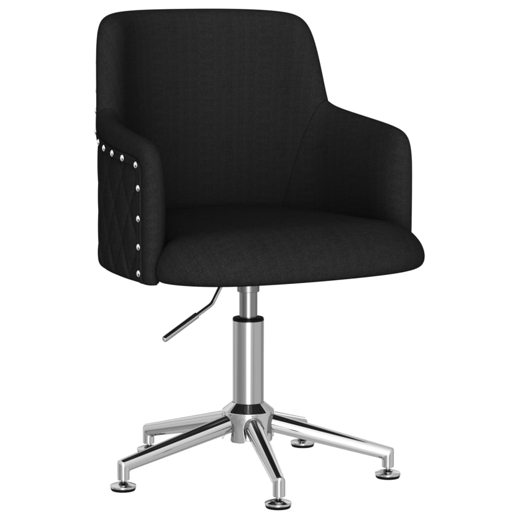 Bürostuhl Drehbar Schwarz Stoff