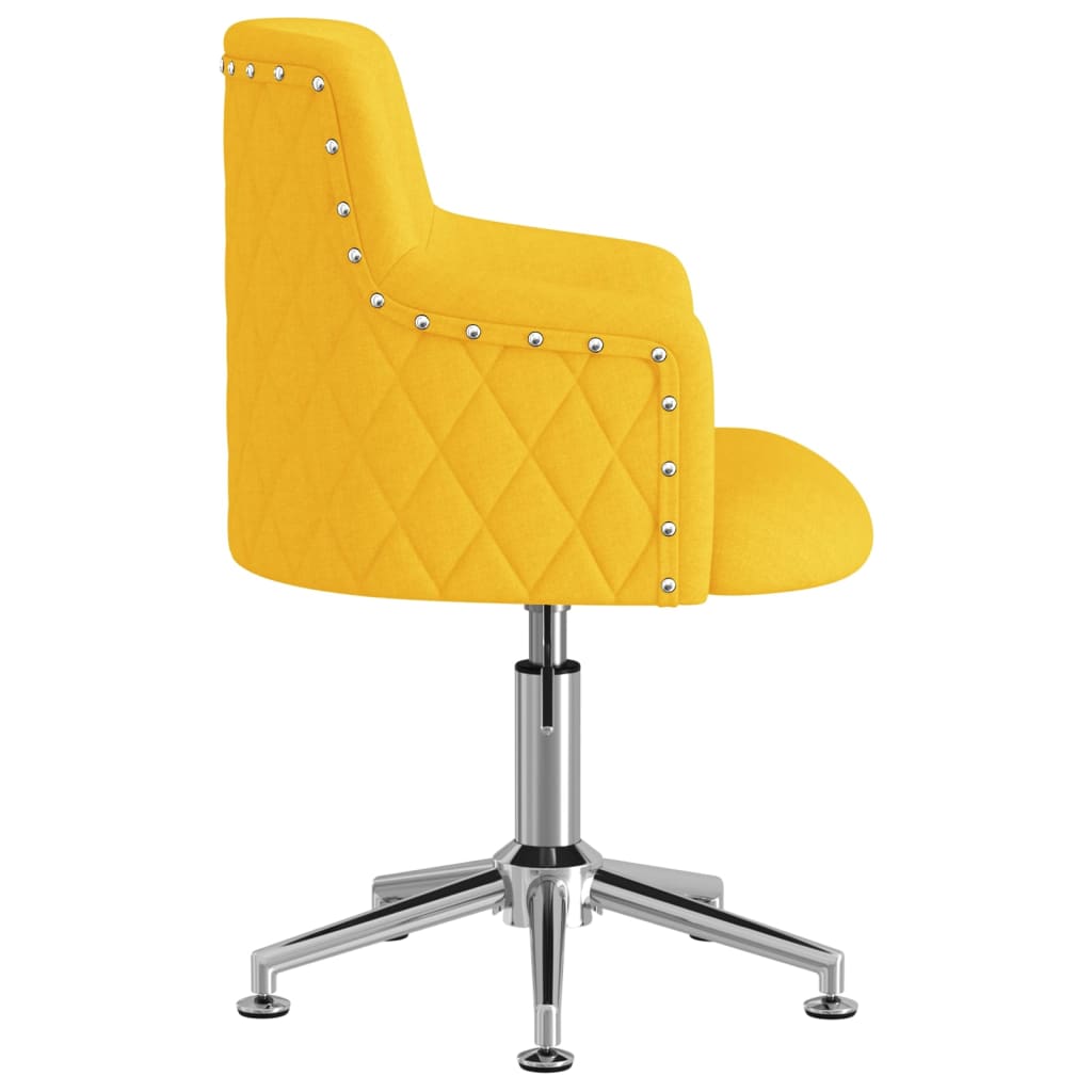 Bürostuhl Drehbar Senfgelb Stoff