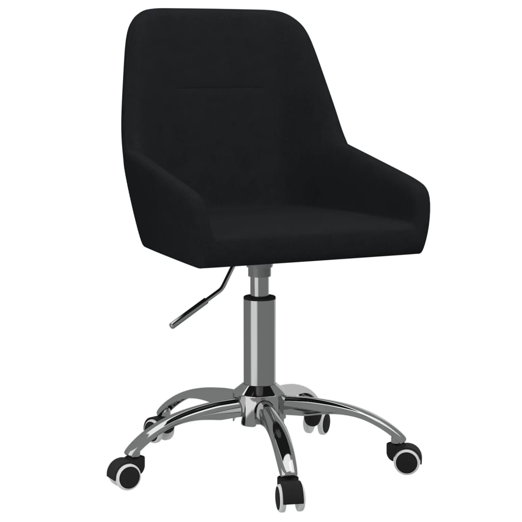 Bürostuhl Drehbar Schwarz Stoff