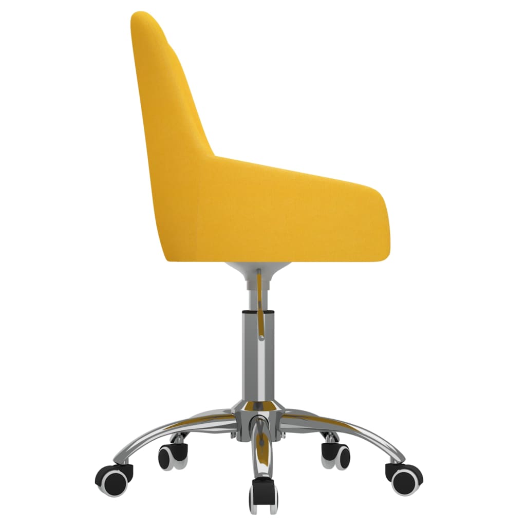 Bürostuhl Drehbar Senfgelb Stoff
