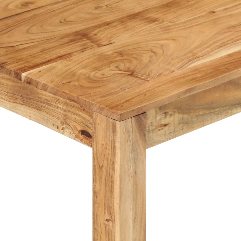 Table basse 80x80x40 cm en bois d'acacia massif