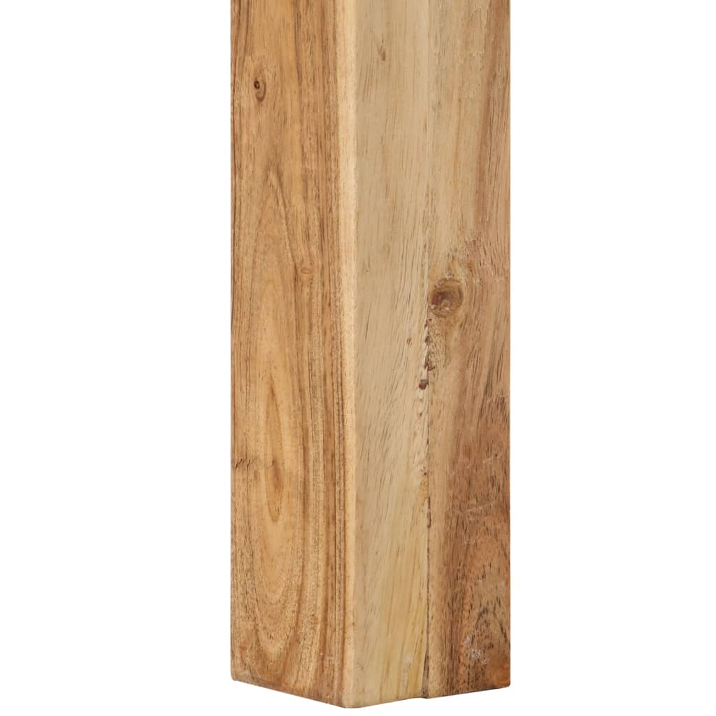 Table basse 80x80x40 cm en bois d'acacia massif