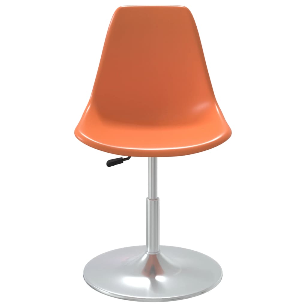Esszimmerstühle 4 Stk. Drehbar Orange PP