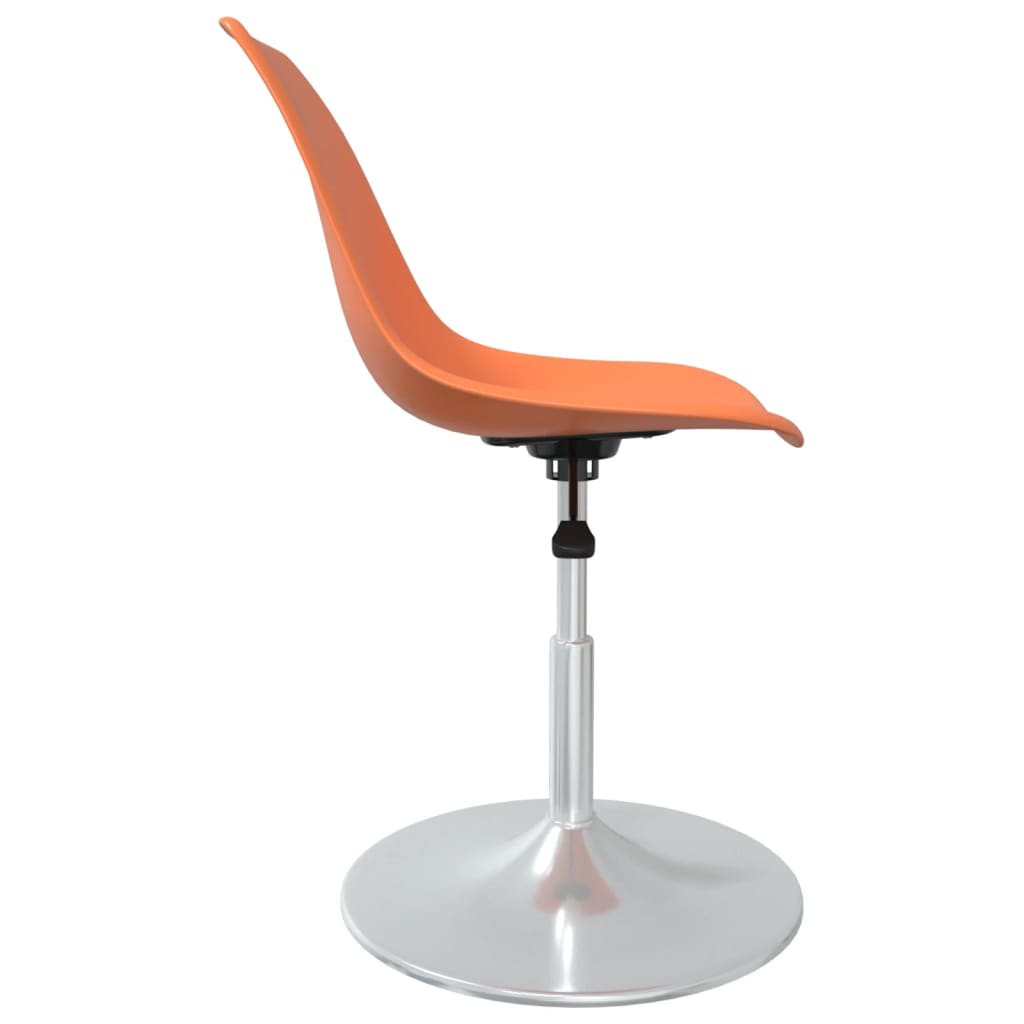 Esszimmerstühle 4 Stk. Drehbar Orange PP