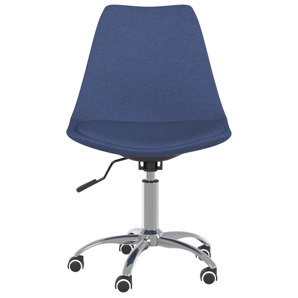 Bürostuhl Drehbar Blau Stoff
