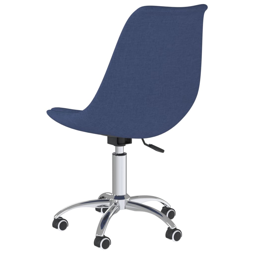 Bürostuhl Drehbar Blau Stoff