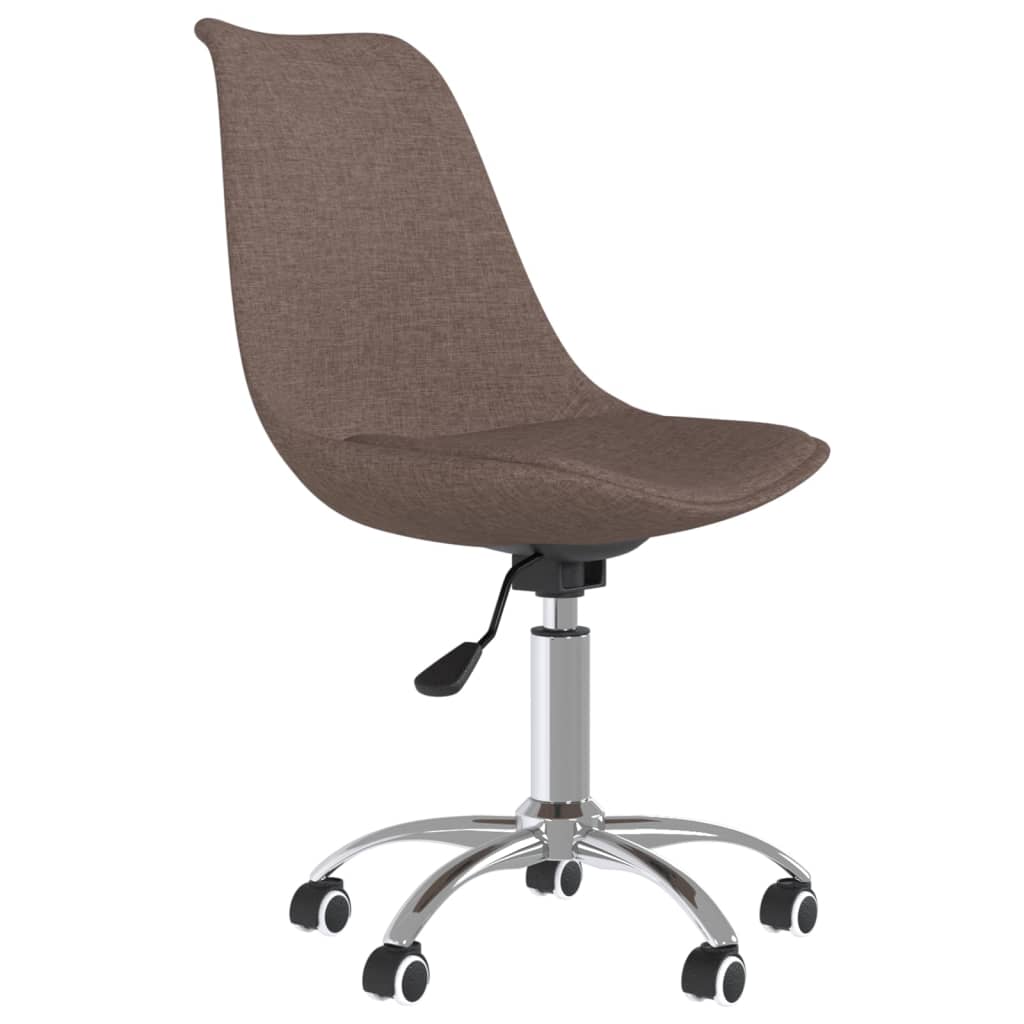 Bürostuhl Drehbar Taupe Stoff