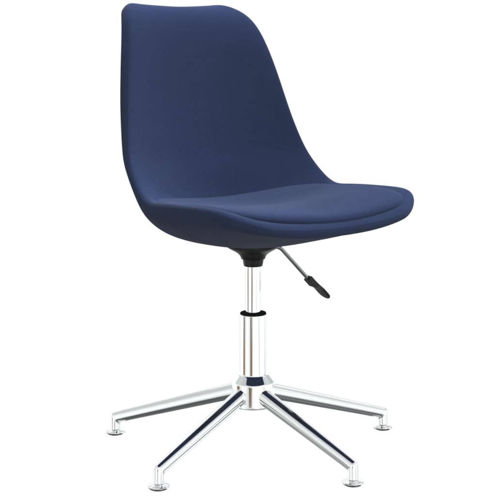 Bürostuhl Drehbar Blau Stoff