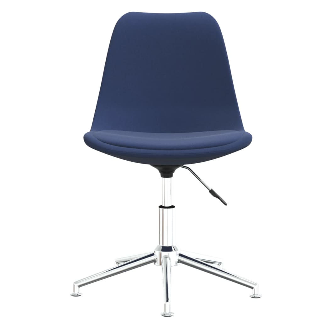 Bürostuhl Drehbar Blau Stoff