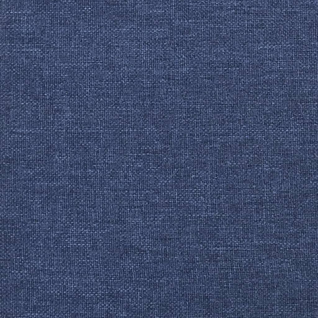 Bürostuhl Drehbar Blau Stoff