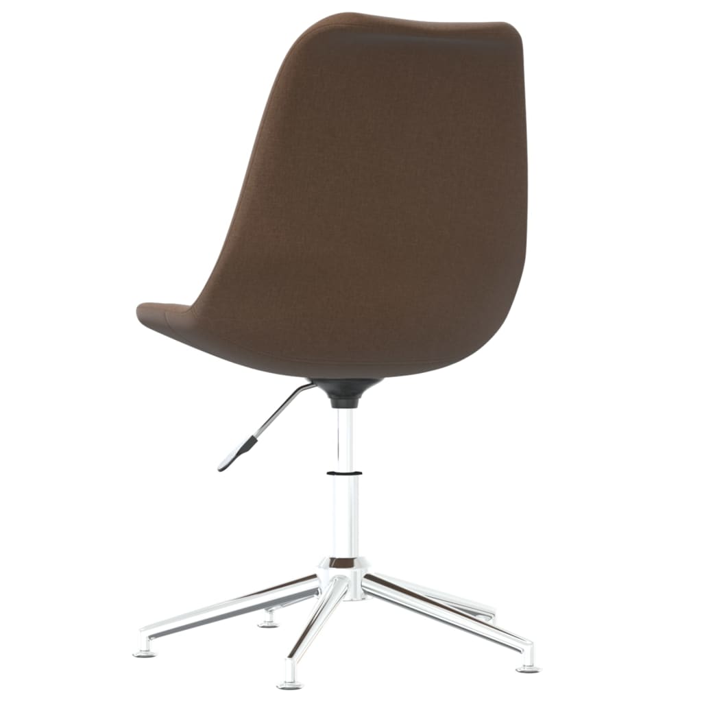 Bürostuhl Drehbar Braun Stoff