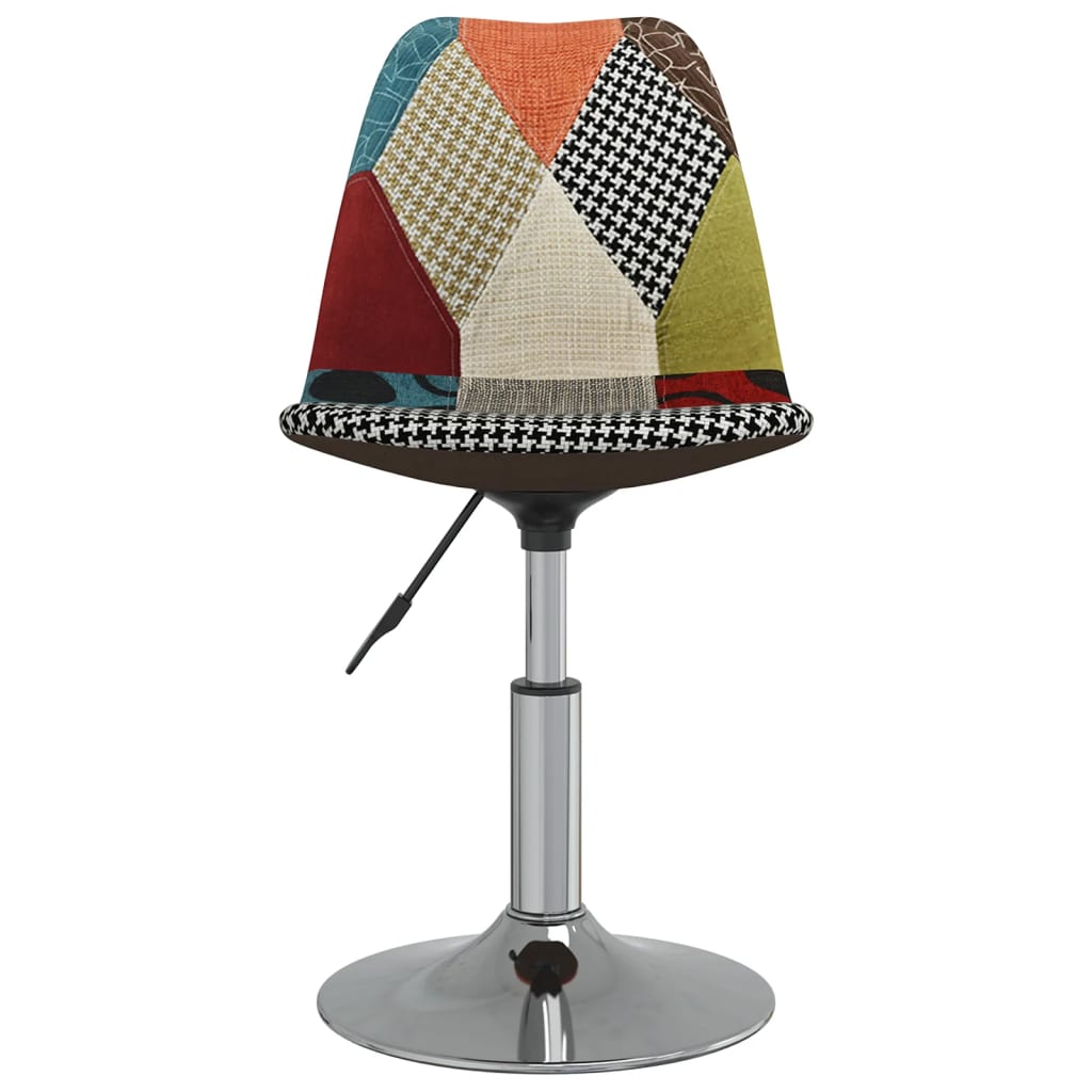 Esszimmerstühle 4 Stk. Drehbar Patchwork Stoff