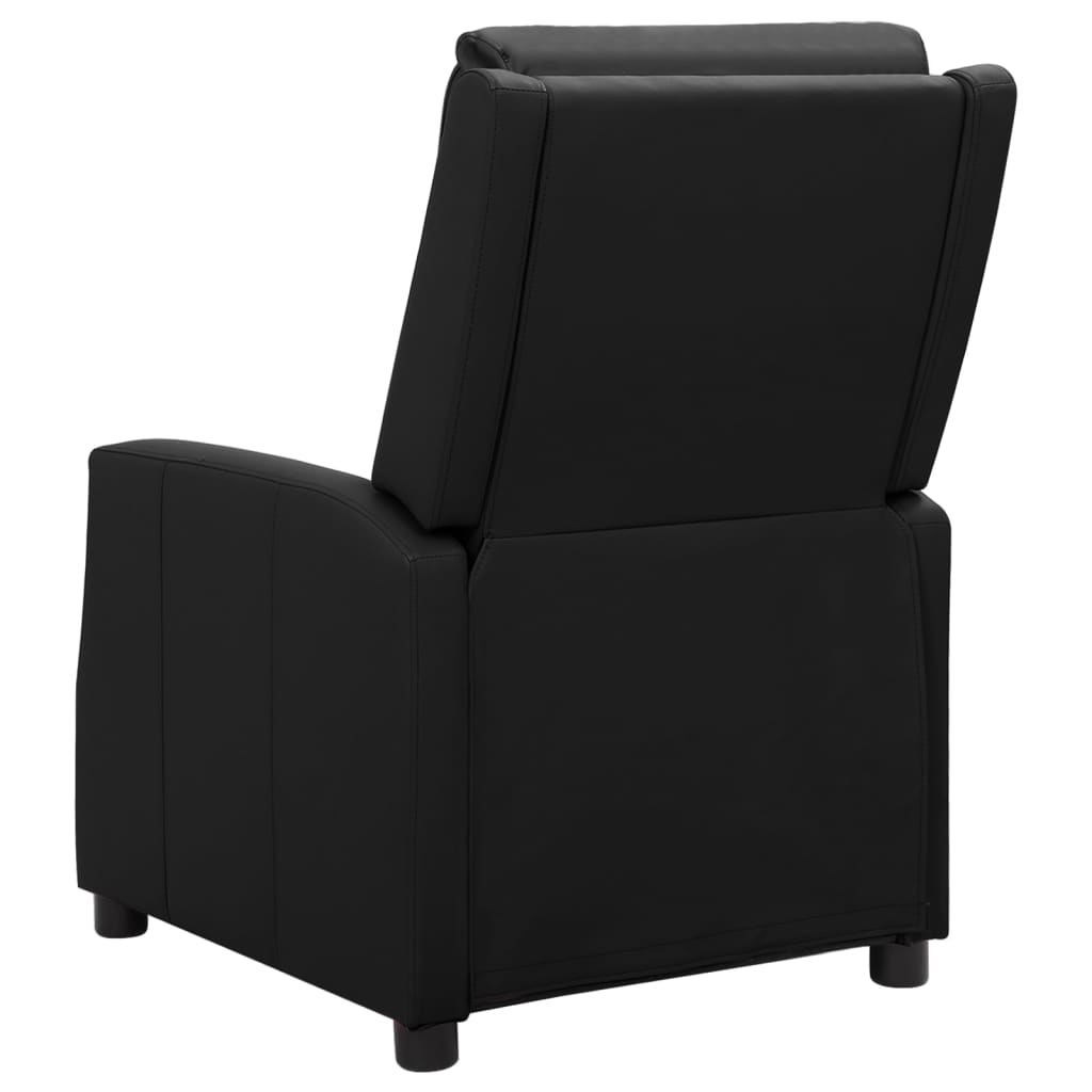 Relaxsessel Schwarz Kunstleder