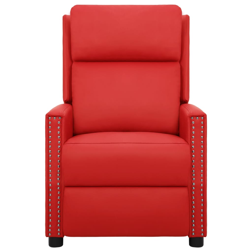 Relaxsessel Rot Kunstleder