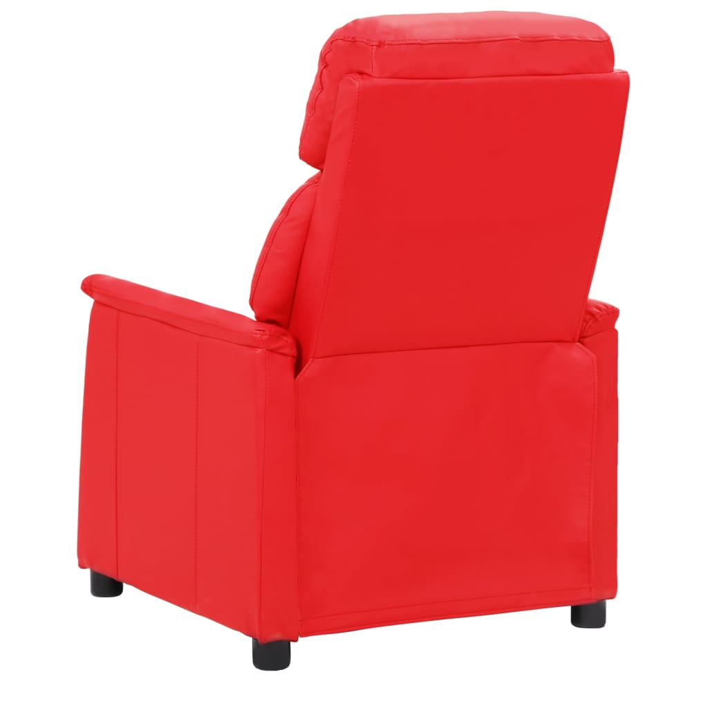 Relaxsessel Rot Kunstleder