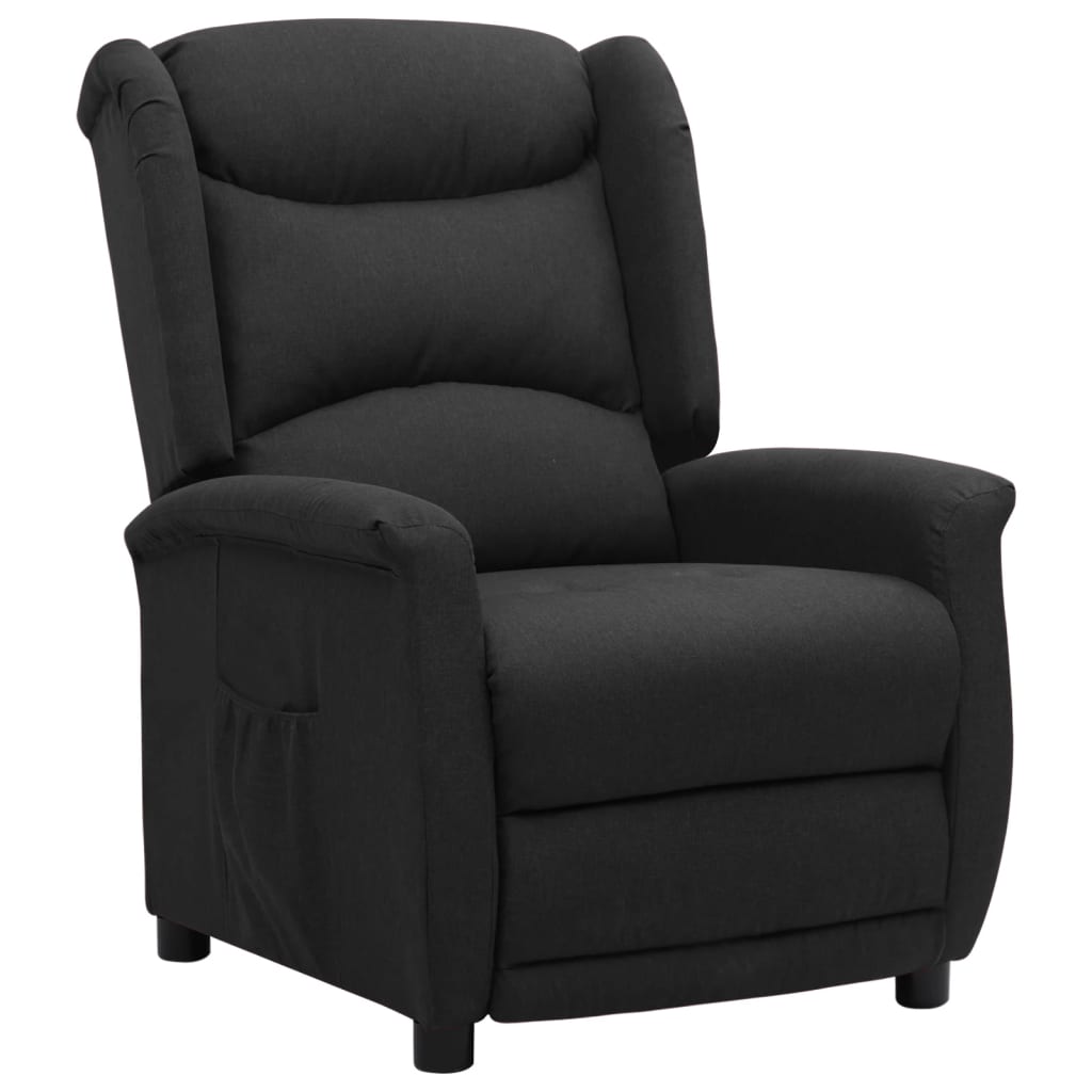 Relaxsessel Schwarz Stoff
