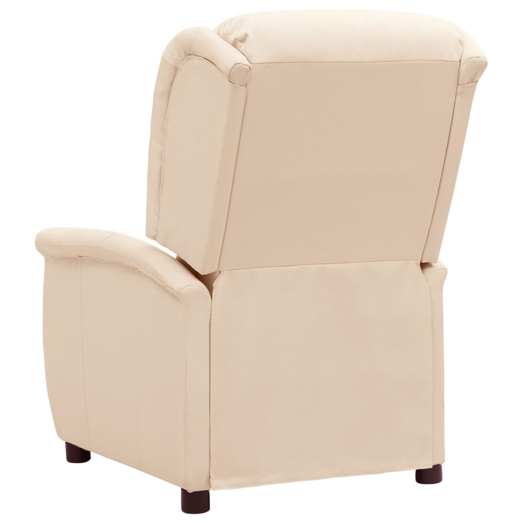 Relaxsessel Creme Stoff