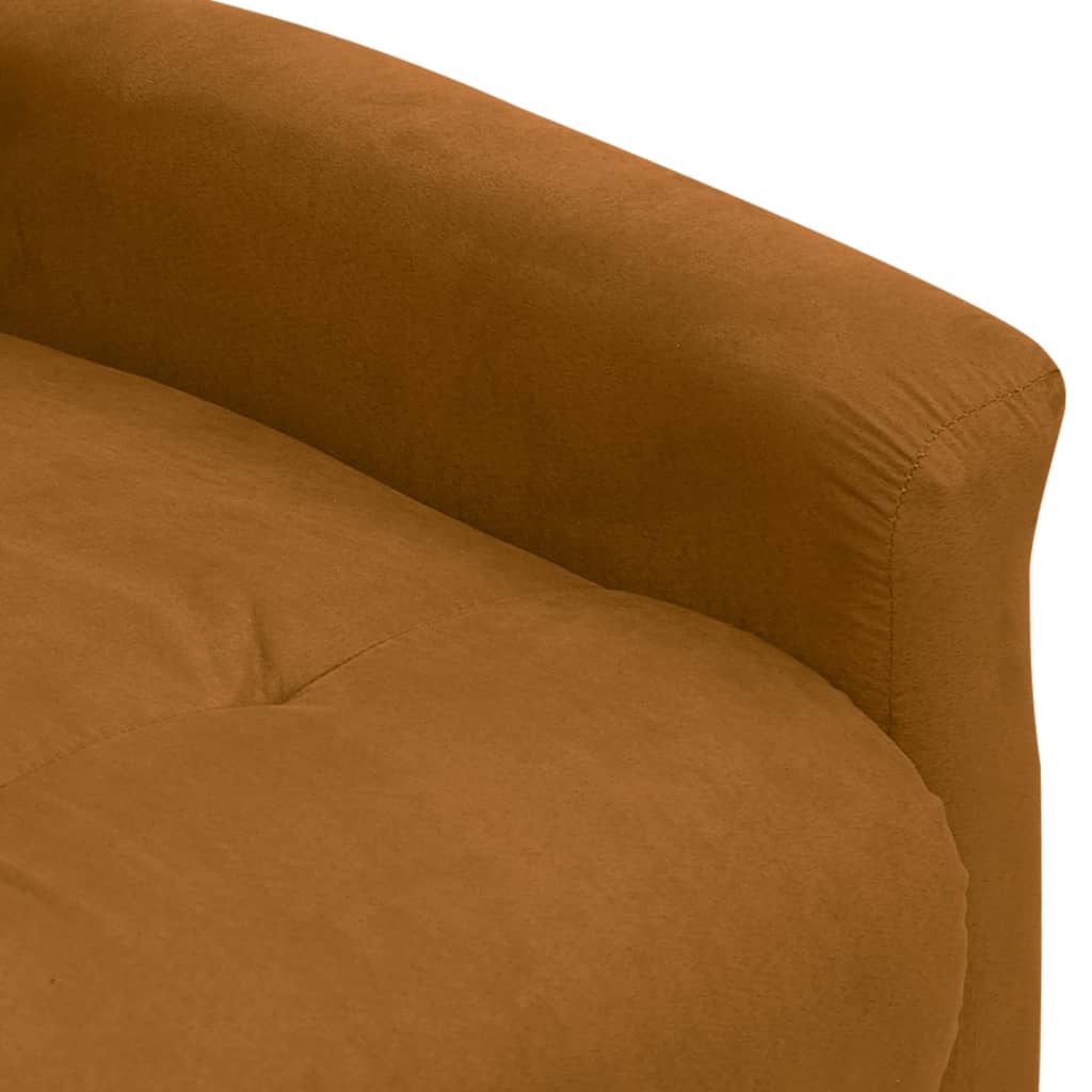 Relaxsessel Braun Mikrofasergewebe