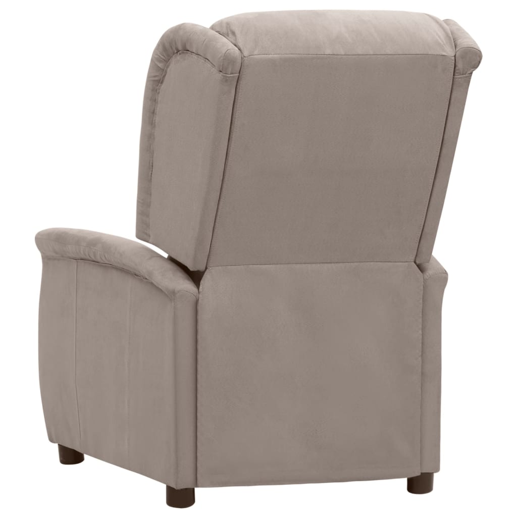 Relaxsessel Taupe Mikrofasergewebe