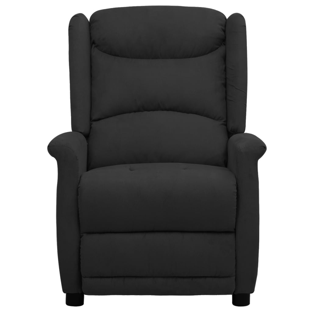 Relaxsessel Schwarz Mikrofasergewebe
