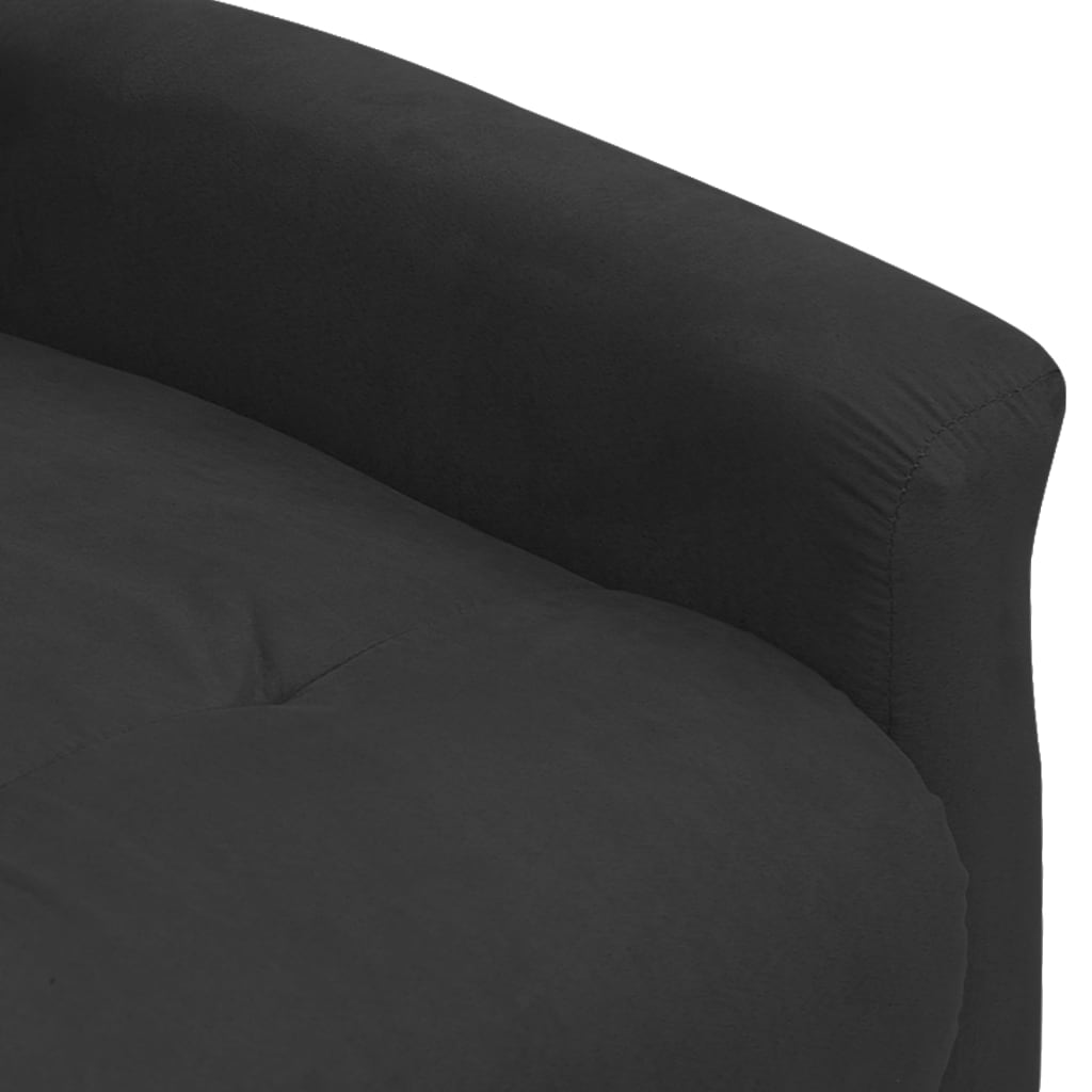 Relaxsessel Schwarz Mikrofasergewebe
