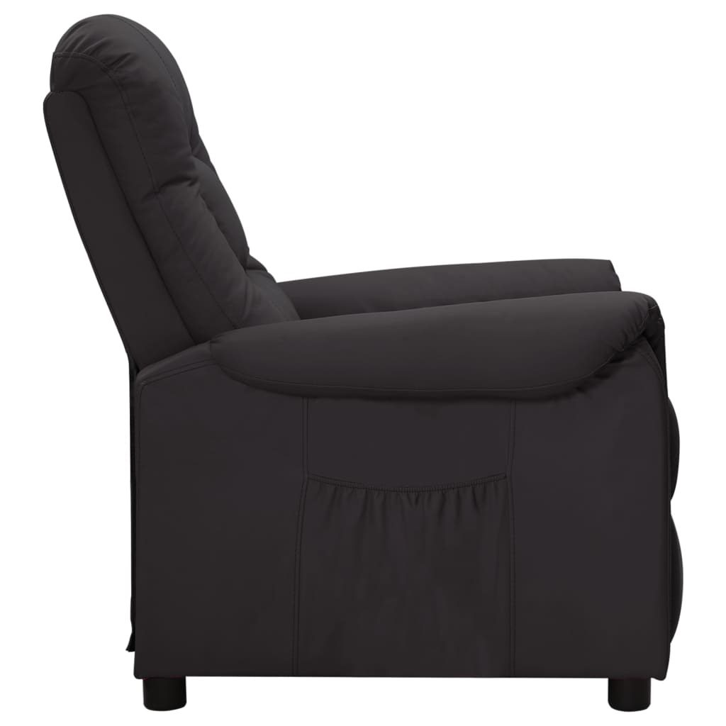 Relaxsessel Schwarz Kunstleder