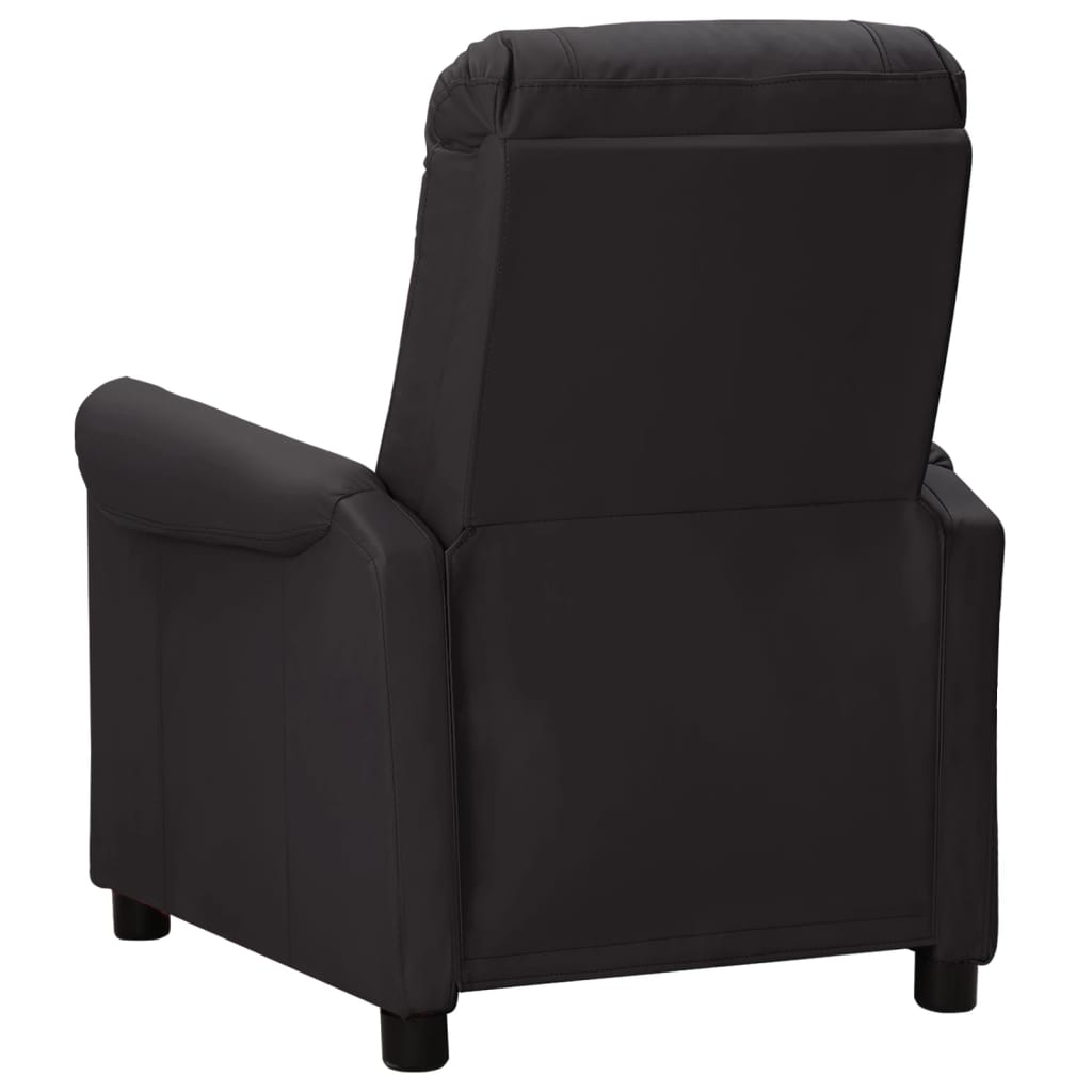 Relaxsessel Schwarz Kunstleder