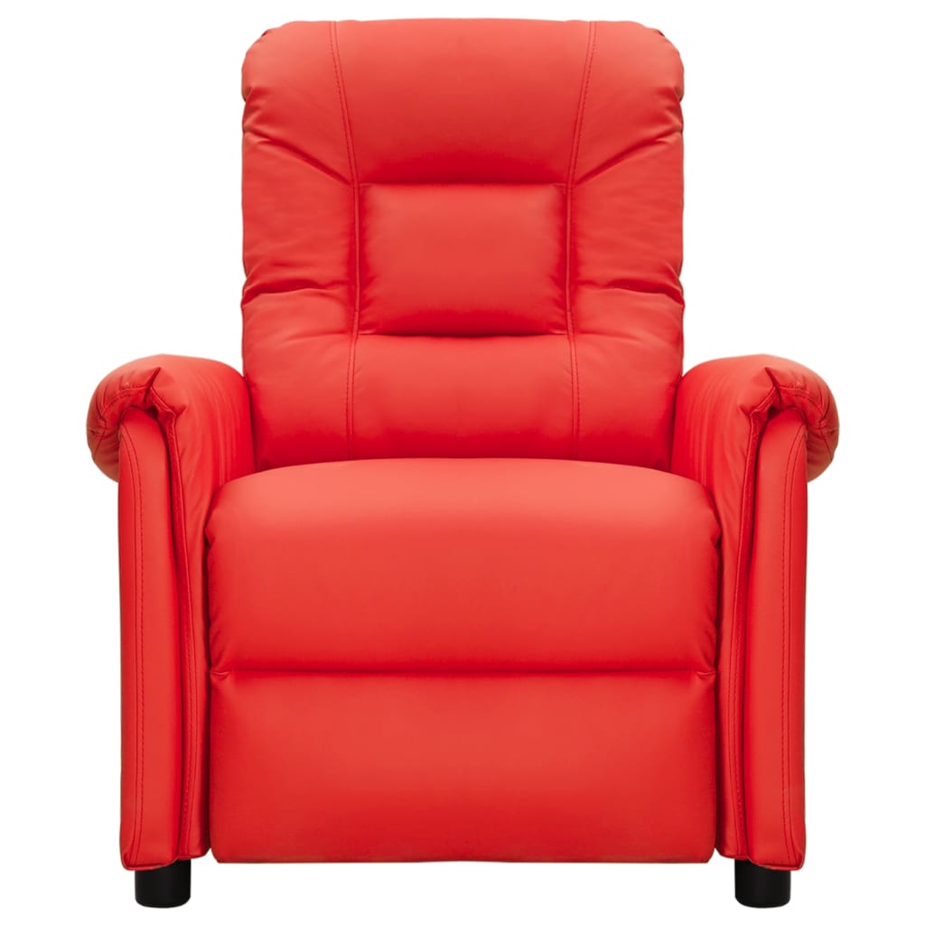 Relaxsessel Rot Kunstleder