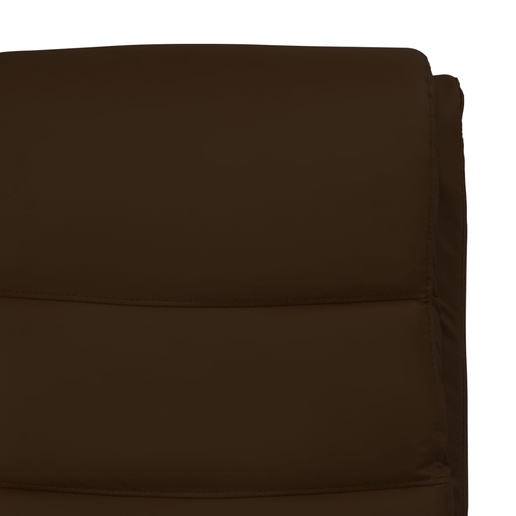 Relaxsessel Braun Kunstleder