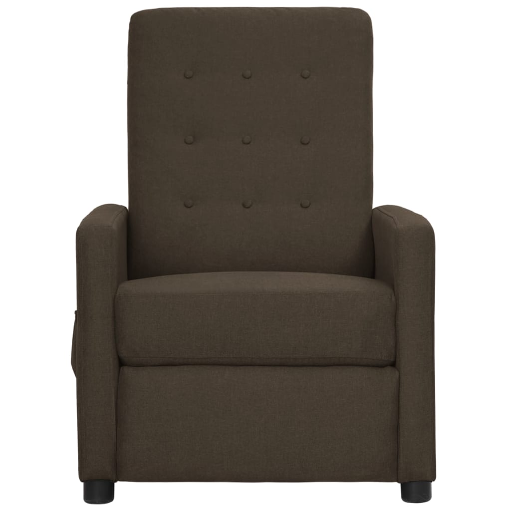 Relaxsessel Braun Stoff