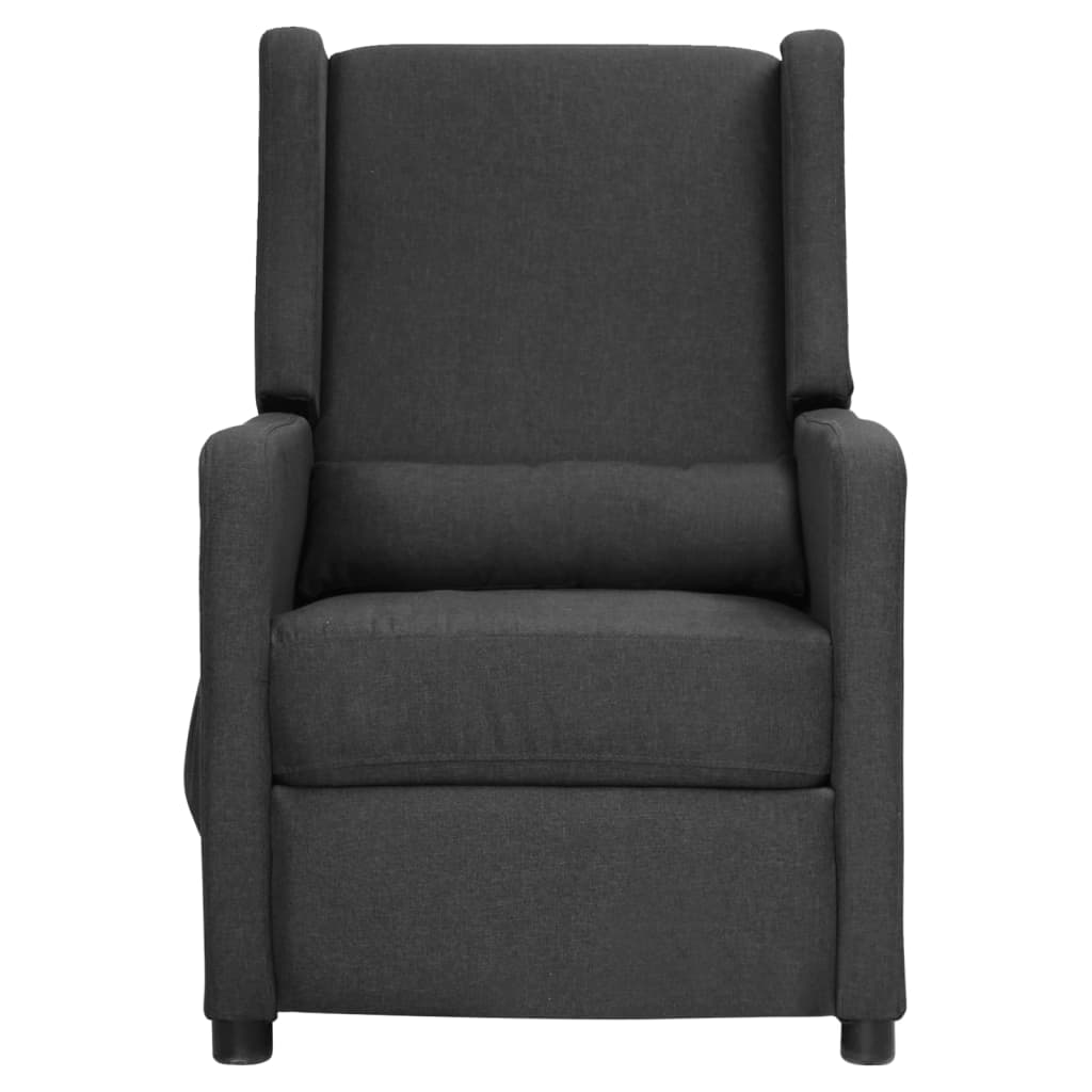 Relaxsessel Dunkelgrau Stoff