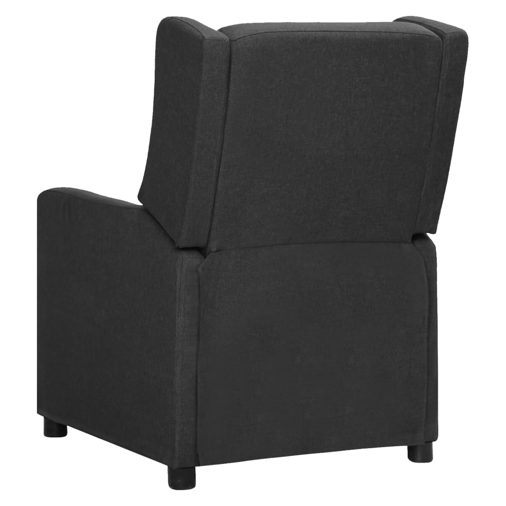 Relaxsessel Dunkelgrau Stoff