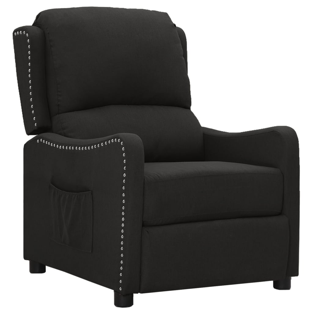 Relaxsessel Schwarz Stoff